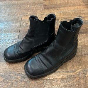 Black Prada boots